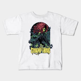 Monster Swamp Thing Kids T-Shirt